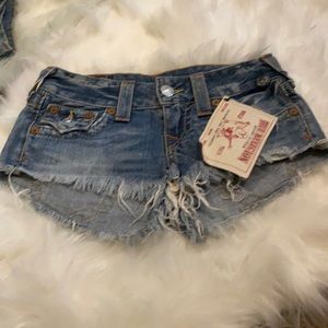 True Religion Cut off shorts